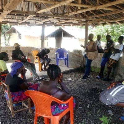 Health and Hygiene training in progress